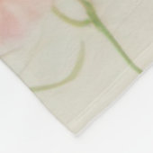 Hard Pastel Tekening Rozen Fleece Deken (Hoek)