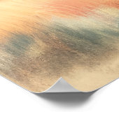 Hard Pastel Tekening Schilderij van een Elk Poster (Hoek)