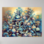 Hard Pastel Tekening van Chinese Menagerie Poster (Voorkant)