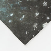 Hard Pastel Tekening Wolf Howling Fleece Deken (Hoek)