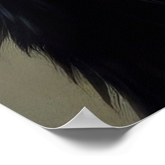 Hard Pastel Tekening Wolf Howling Poster (Hoek)