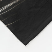 Hard Pastel Tekening Zwarte Panther Fleece Deken (Hoek)