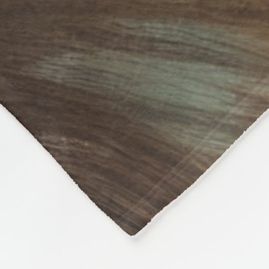 Hard Pastel Wolf op Zwart Fleece Deken (Hoek)