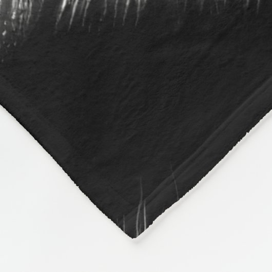 Hard Pastel Zebra op zwart Fleece Deken (Hoek)