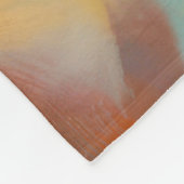 Hard Pastels Tekening Abstract Modern Cityscape Fleece Deken (Hoek)