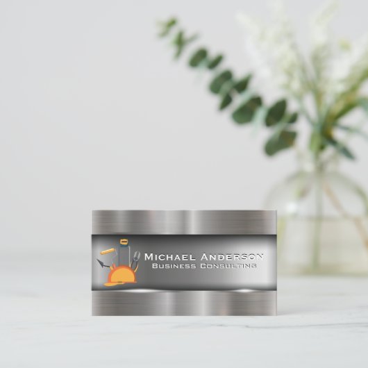 Hard Pet en gereedschap | Bouw Visitekaartje (Staand voorkant)