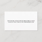 Hard pet Gear Construction Logo | Blauwe achtergro Visitekaartje (Achterkant)