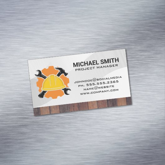 hard Pet | moersleutel | Bouw Magnetisch Visitekaartje (Voorbeeld)