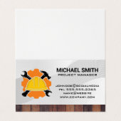 hard Pet | moersleutel | Bouw Visitekaartje (Buitenkant ongevouwen)