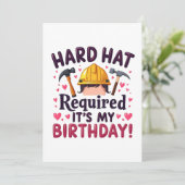 Hard Pet vereist Het is mijn verjaardag c Kaart (Staand voorkant)