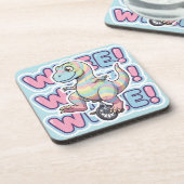 Hard plastic coaster bier onderzetter (Linkerzijde)