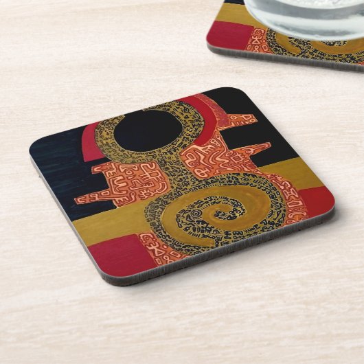 Hard plastic coaster bier onderzetter (Linkerzijde)