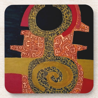 Hard plastic coaster bier onderzetter