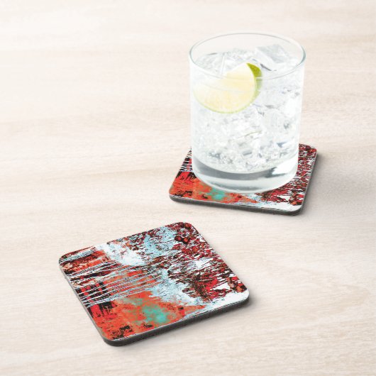 Hard Plastic Coaster – Corrosion Pulse Bier Onderzetter (Rechterzijde)