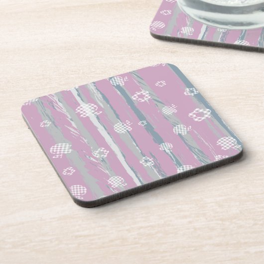 Hard Plastic Coaster – Gingham Orchard Bier Onderzetter (Linkerzijde)