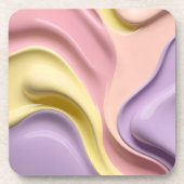 Hard plastic coaster in stylish graphic bier onderzetter (Voorkant)