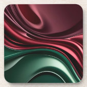 Hard plastic coaster in stylish graphic bier onderzetter (Voorkant)