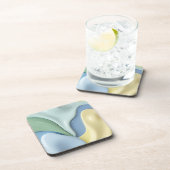 Hard plastic coaster in stylish graphic bier onderzetter (Rechterzijde)