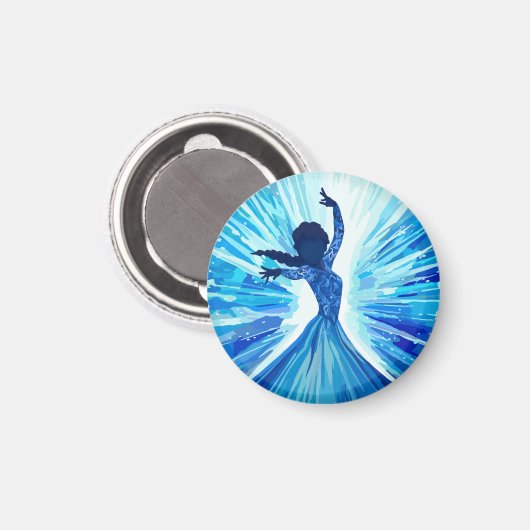 Hard plastic coaster magneet (Voorkant / Achterkant)