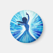 Hard plastic coaster magneet (Voorkant)