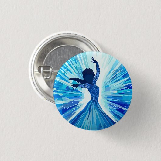 Hard plastic coaster ronde button 3,2 cm (Voorkant /achterkant)