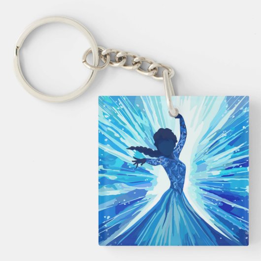 Hard plastic coaster sleutelhanger (Voorkant)