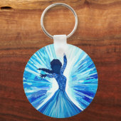 Hard plastic coaster sleutelhanger (Achterkant)