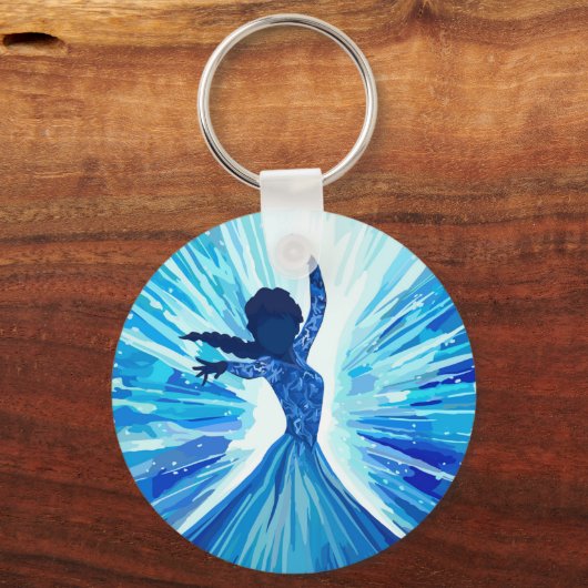 Hard plastic coaster sleutelhanger (Achterkant)