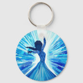 Hard plastic coaster sleutelhanger (Achterkant)