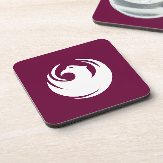 Hard plastic coaster with flag of Phoenix City Bier Onderzetter (Linkerzijde)
