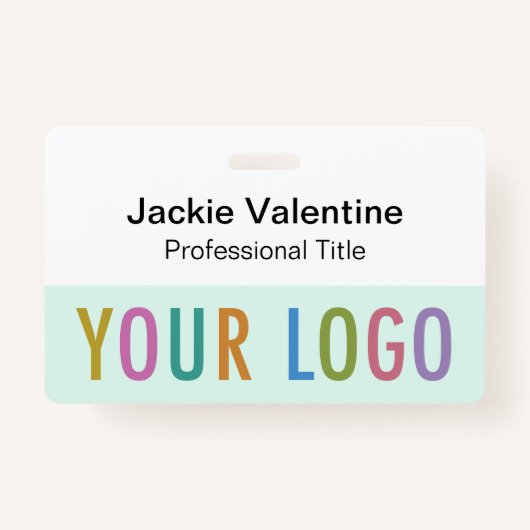 Hard Plastic Naam Badge met Clip Lanyard of Reel (Voorkant)