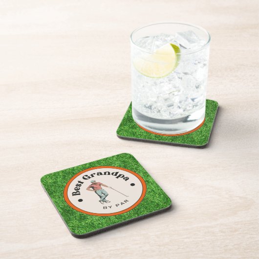 Hard plastic onderzetter - Beste opa van Par (Rechterzijde)