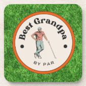 Hard plastic onderzetter - Beste opa van Par (Voorkant)