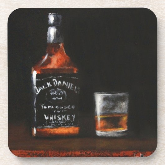 Hard Plastic Onderzetter Jack Daniels (Voorkant)