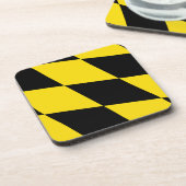 Hard plastic onderzetter met vlag van München (Linkerzijde)