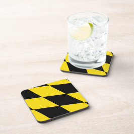 Hard plastic onderzetter met vlag van München