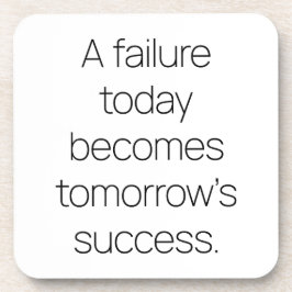 Hard plastic Onderzetter van morgen voor succes