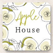 Hard plastiek onderzetter met een motief (Voorkant)