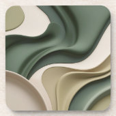 Hard plastisch onderzetter in stijlvolle vormgevin (Voorkant)