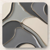 Hard plastisch onderzetter in stijlvolle vormgevin (Voorkant)