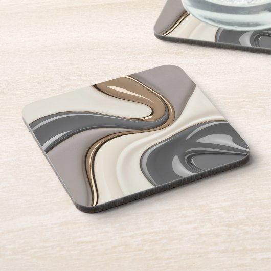 Hard plastisch onderzetter in stijlvolle vormgevin (Linkerzijde)