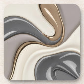 Hard plastisch onderzetter in stijlvolle vormgevin (Voorkant)