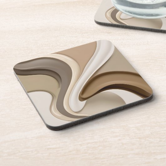 Hard plastisch onderzetter in stijlvolle vormgevin (Linkerzijde)