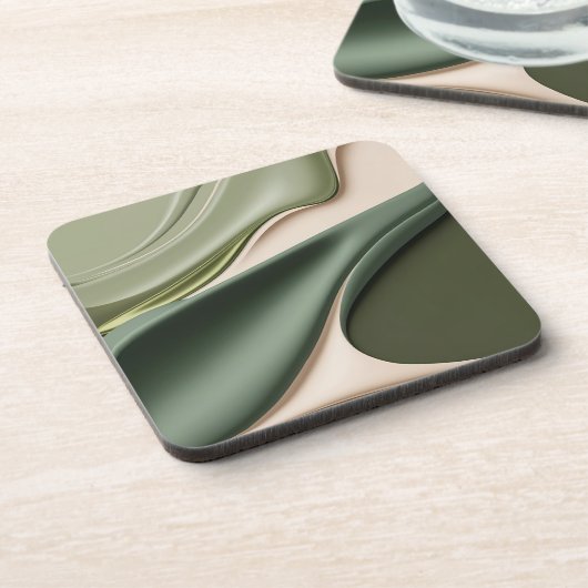 Hard plastisch onderzetter in stijlvolle vormgevin (Linkerzijde)