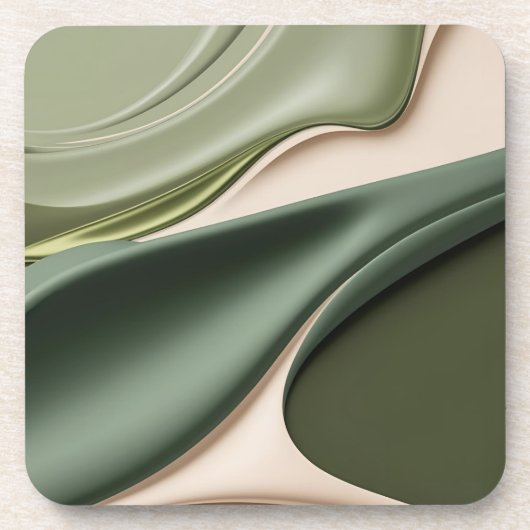 Hard plastisch onderzetter in stijlvolle vormgevin (Voorkant)