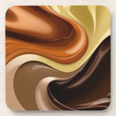 Hard plastisch onderzetter in stijlvolle vormgevin (Voorkant)