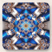 Hard plastisch onderzetter met Argentijnse kleuren (Voorkant)