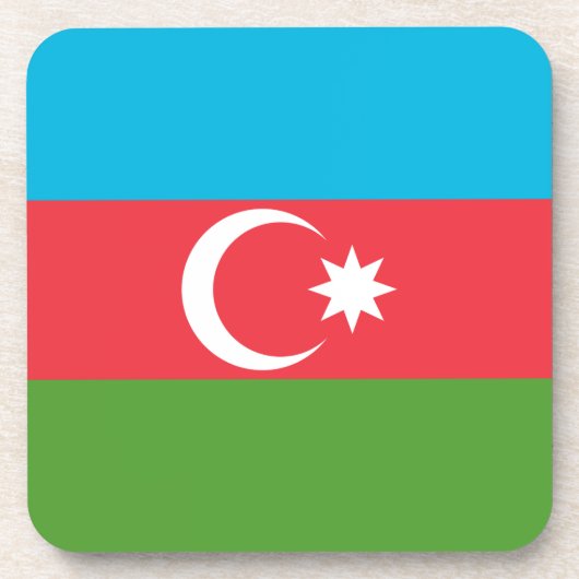 Hard plastisch onderzetter met Azerbeidzjan (Voorkant)