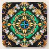 Hard plastisch onderzetter met Braziliaanse kleure (Voorkant)