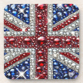 Hard plastisch onderzetter met Britse kleuren (Voorkant)